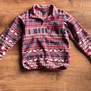 Patagonia Synchilla Fleece in Red and Blue